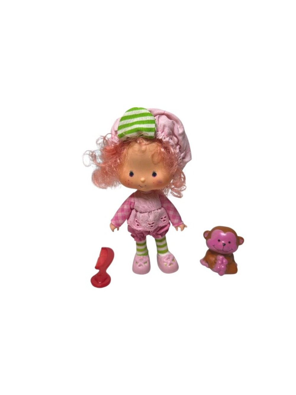 Vintage Strawberry Shortcake Raspberry Tart Doll with Rhubarb Pet 1979 Kenner